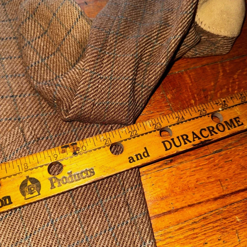 Frank Brothers New York Tweed Blazer Mens Classic‎ Fit Elbow Patches